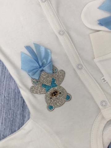 198. Комбинезон с шапкой ясельный, хлопок 100 % интерлок