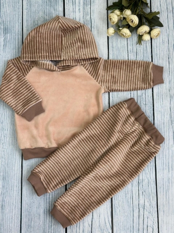 Купить оптом 117. Костюм ясельный, 80% хлопок, 20% ПЭ 80-86-92 в Каспийске